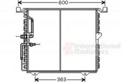 VAN WEZEL 30005388 -  Конденсатор, кондиционер